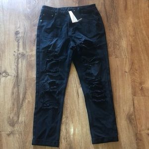 Black Ripped Jeans